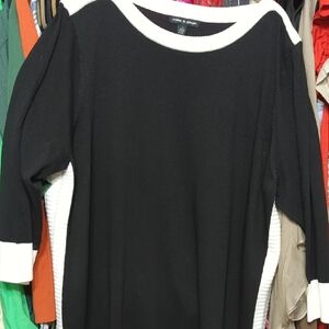 Black and White Sweater